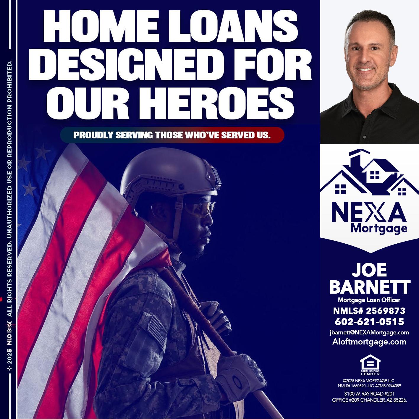 home loans - Joe Barnett -Mortgage Loan Officer