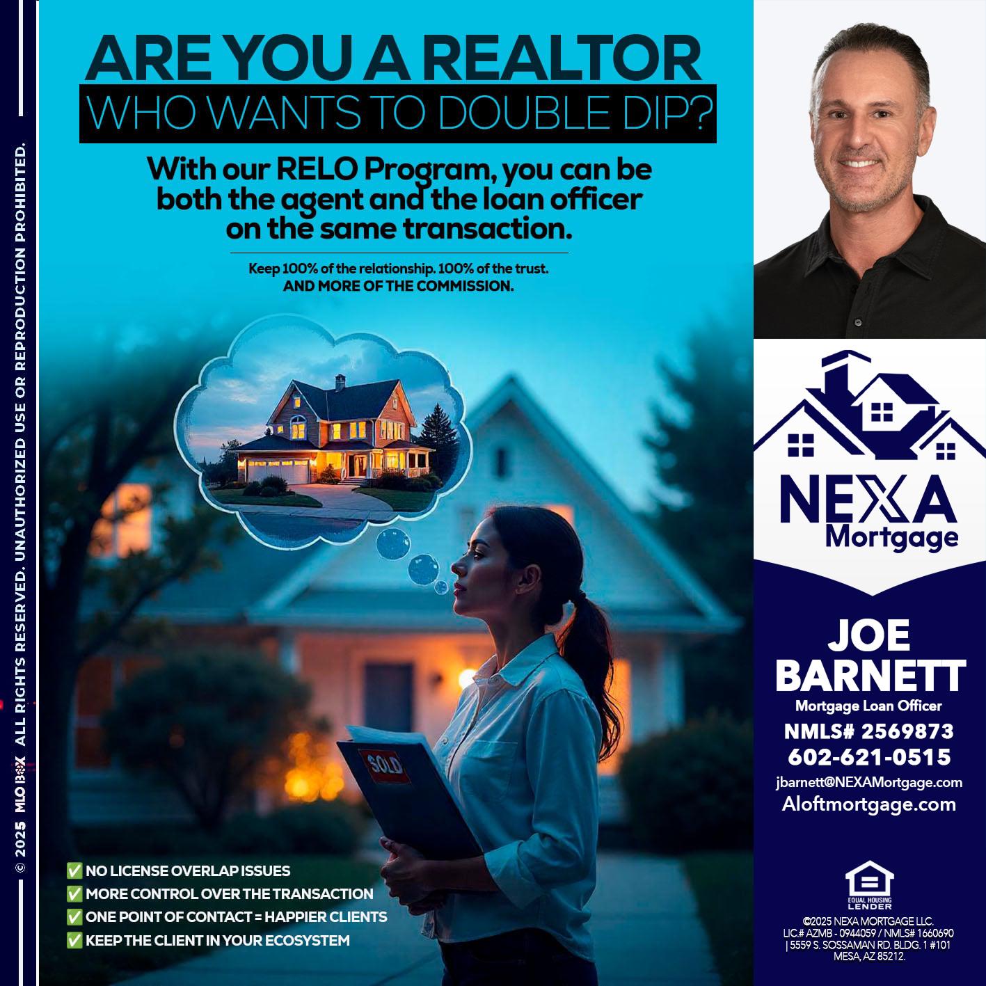 Are you a Realtor? - Joe Barnett -Mortgage Loan Officer