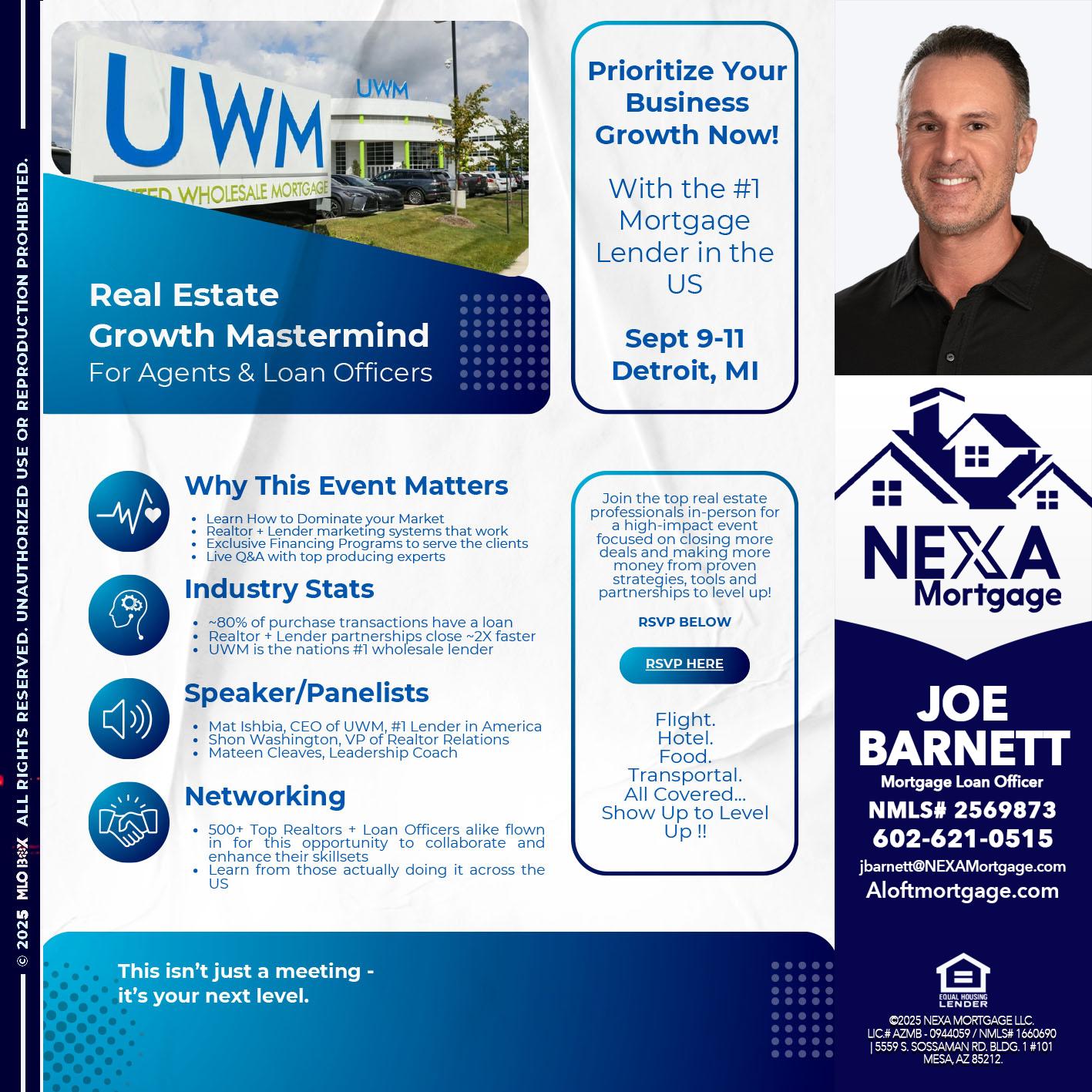 DETROIT TRIP - Joe Barnett -Mortgage Loan Officer