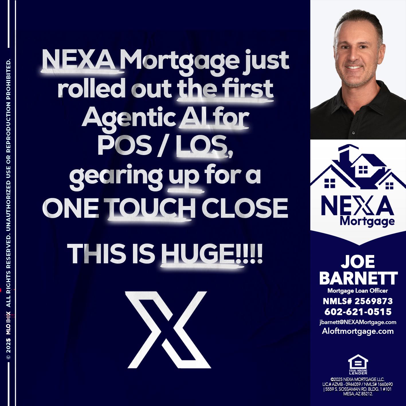NEXA MORTGAGE - Joe Barnett -Mortgage Loan Officer