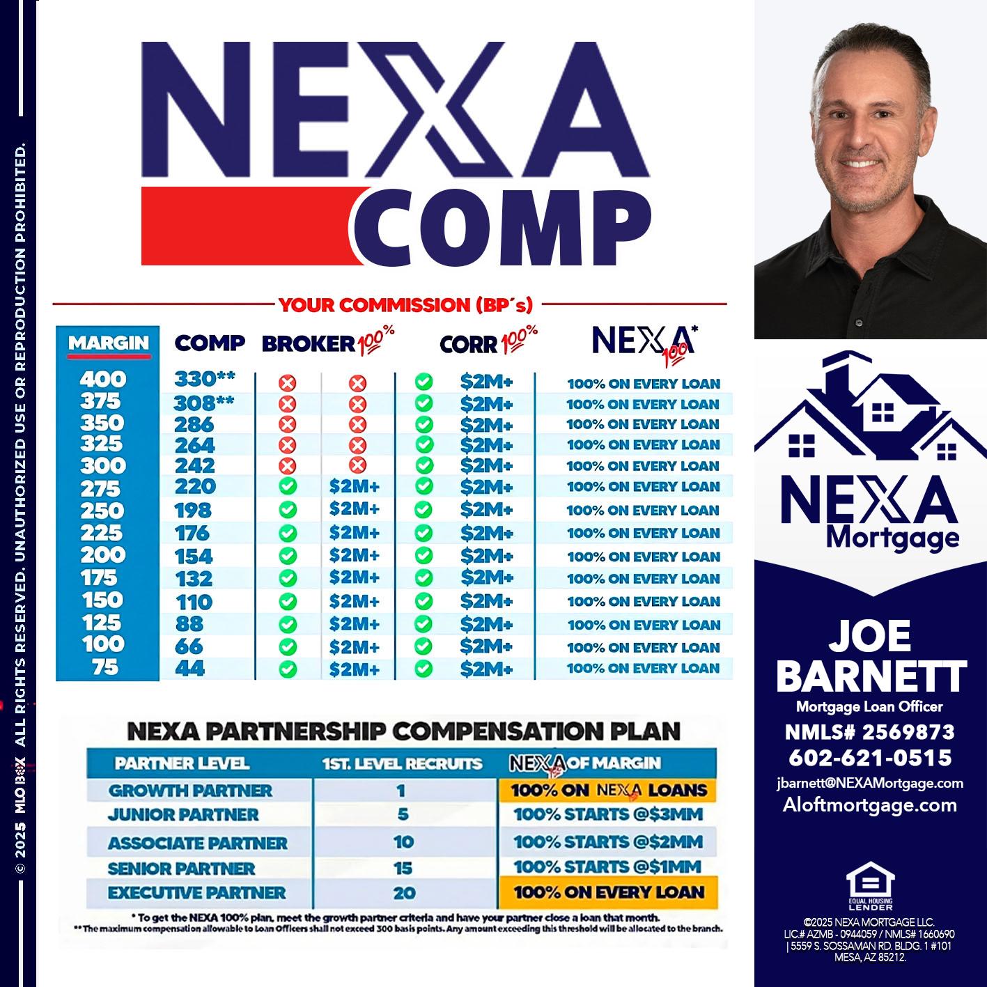 NEXA COMP - Joe Barnett -Mortgage Loan Officer
