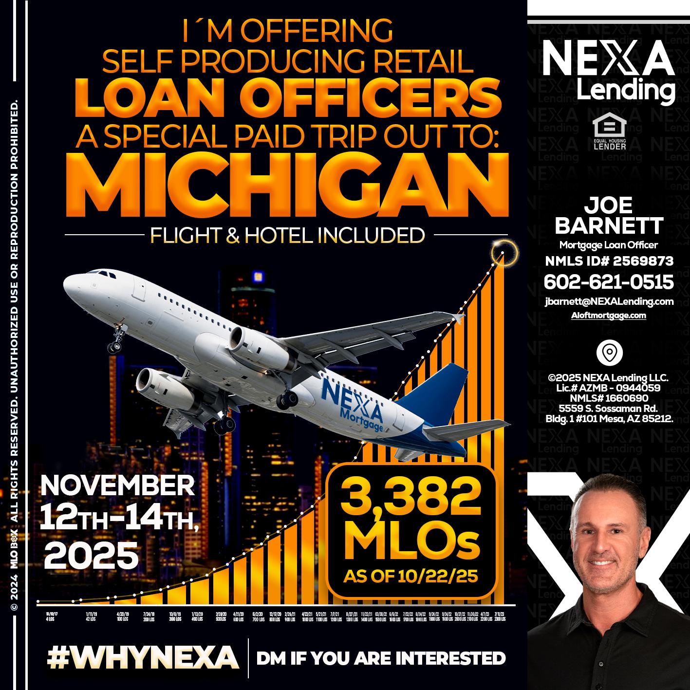 michigan trip - Joe Barnett -Mortgage Loan Officer