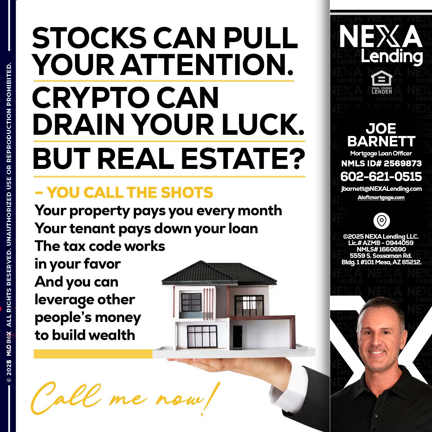 STOCK CAN - Joe Barnett -Mortgage Loan Officer