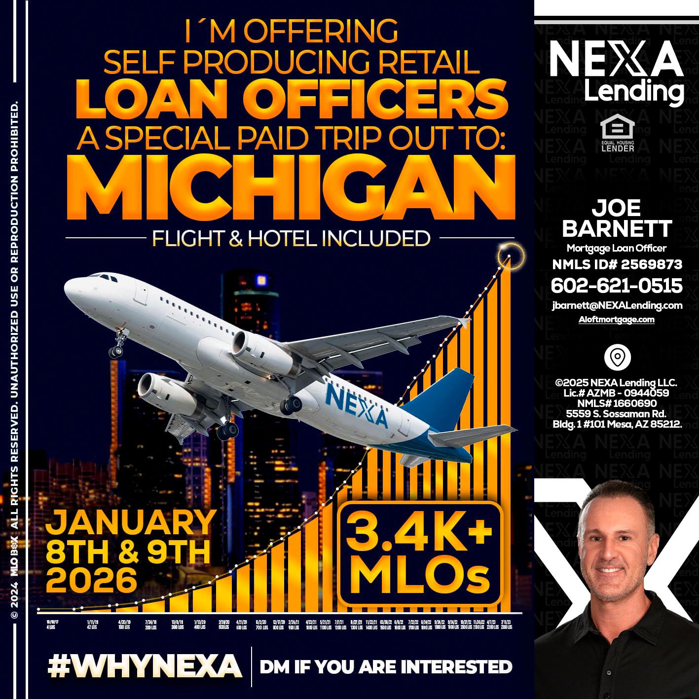 MICHIGAN TRIP - Joe Barnett -Mortgage Loan Officer