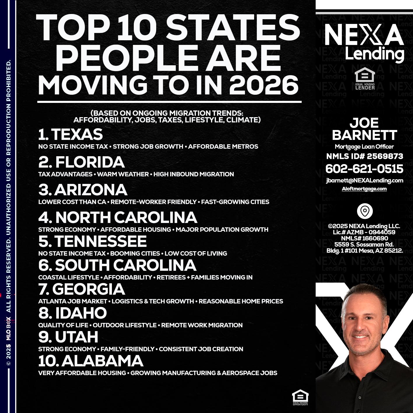 top 10 - Joe Barnett -Mortgage Loan Officer