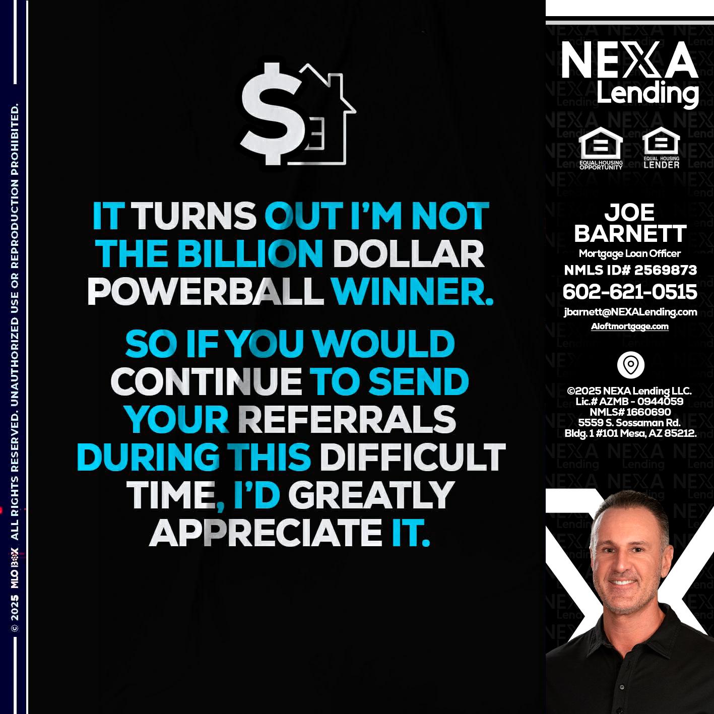 IT TURNS - Joe Barnett -Mortgage Loan Officer