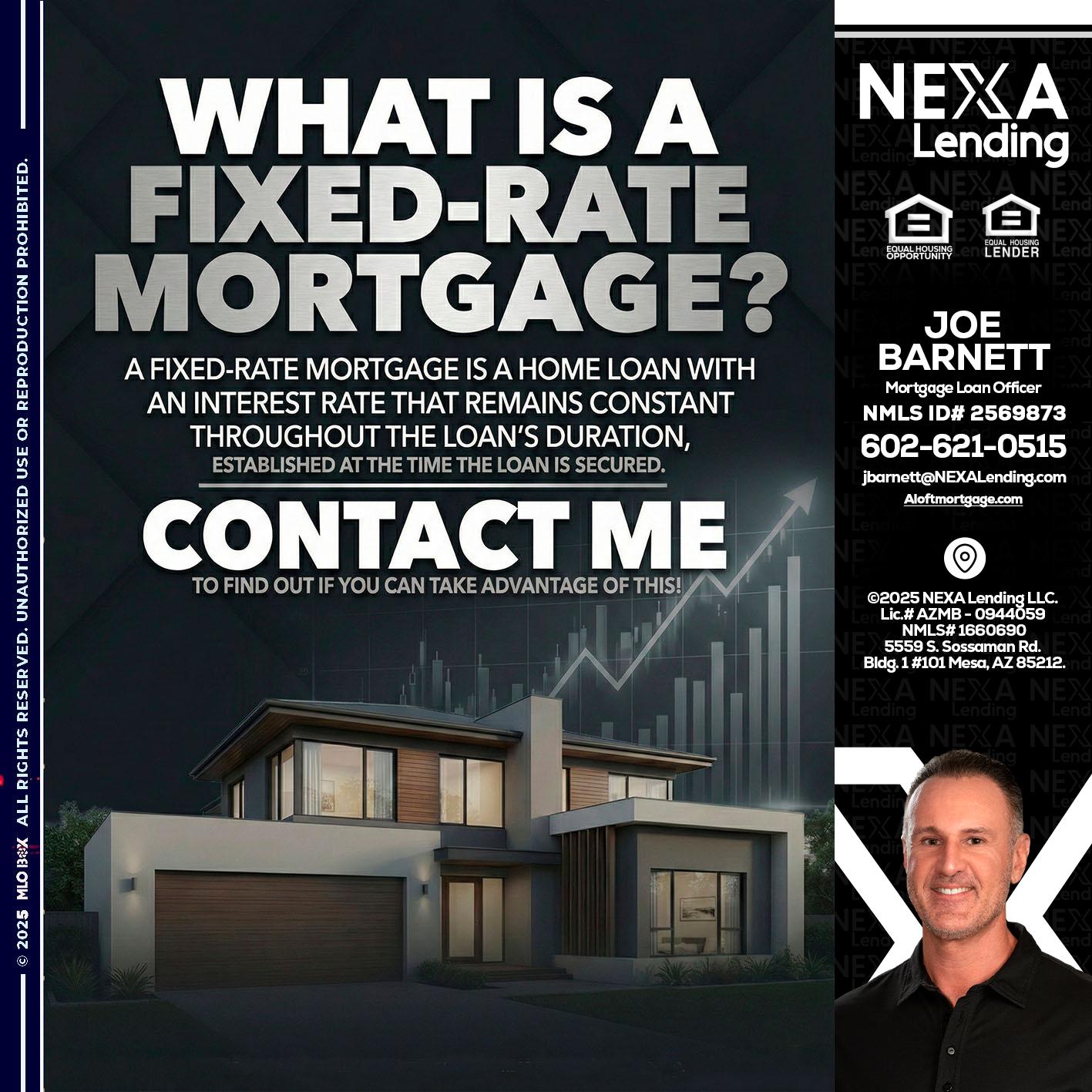 WHAT IS A - Joe Barnett -Mortgage Loan Officer