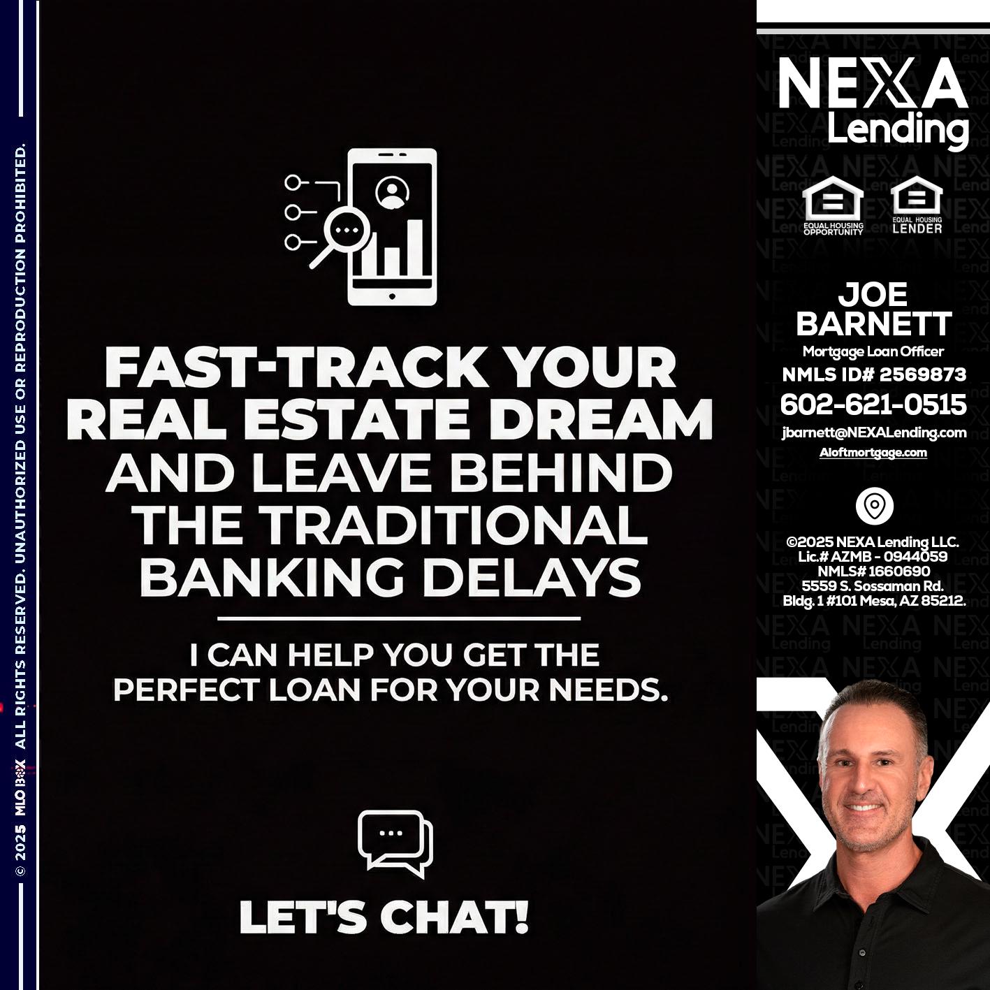 FAST TRACK - Joe Barnett -Mortgage Loan Officer