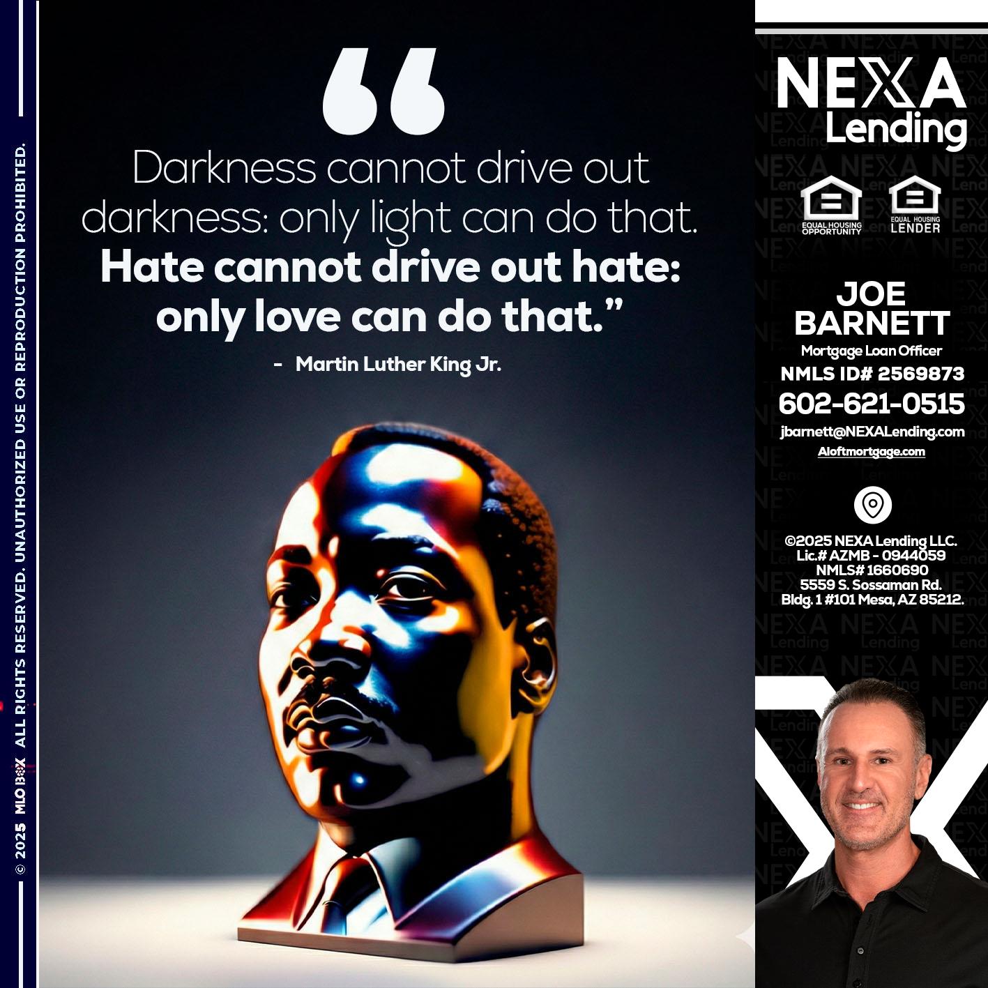 MLK 2026 - Joe Barnett -Mortgage Loan Officer