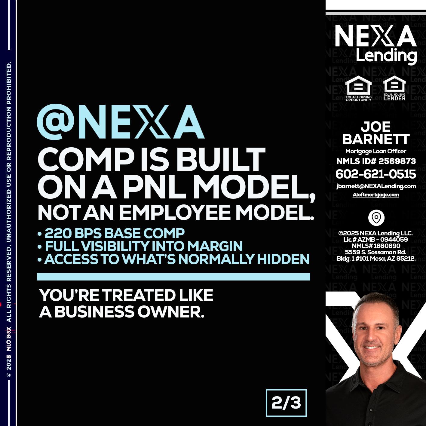 2 OF 3 - Joe Barnett -Mortgage Loan Officer