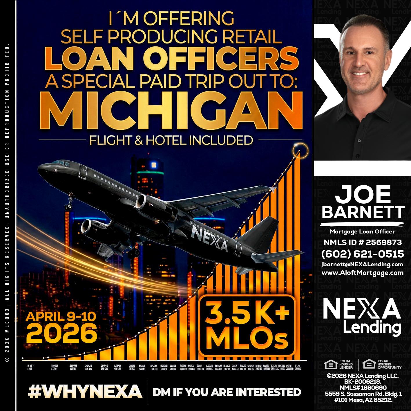 3.5K - Joe Barnett -Mortgage Loan Officer