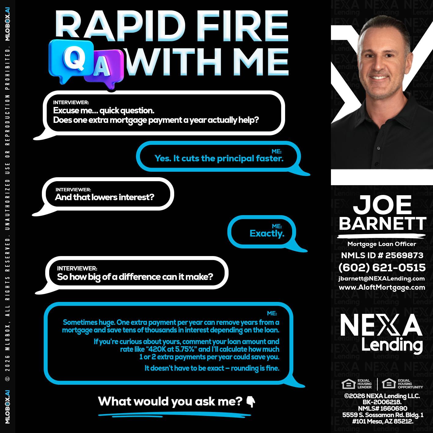 RAPID Q&A - Joe Barnett -Mortgage Loan Officer