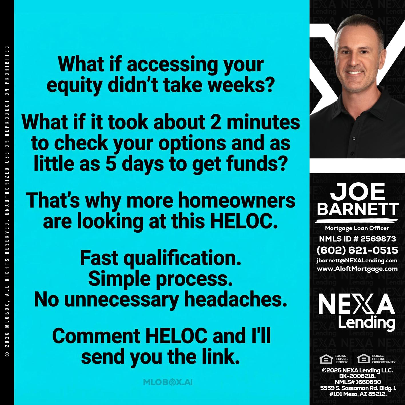 what if - Joe Barnett -Mortgage Loan Officer