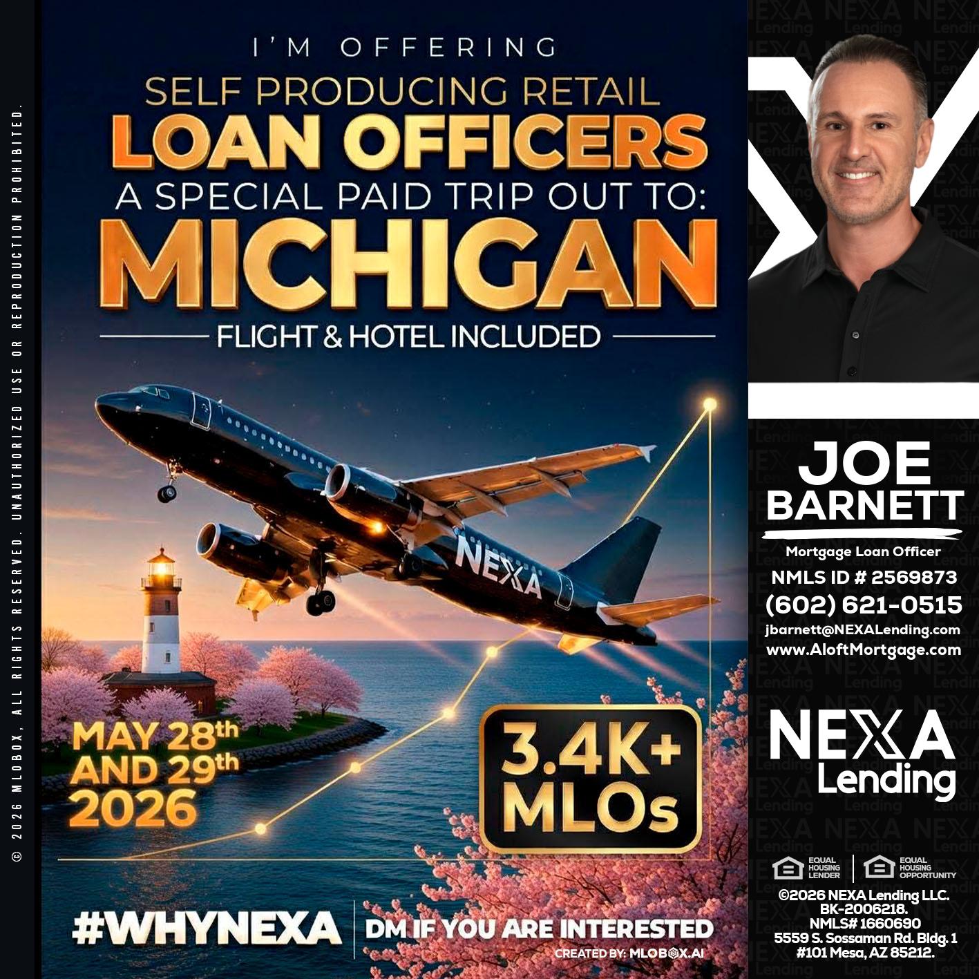 MICHIGAN TRIP - Joe Barnett -Mortgage Loan Officer