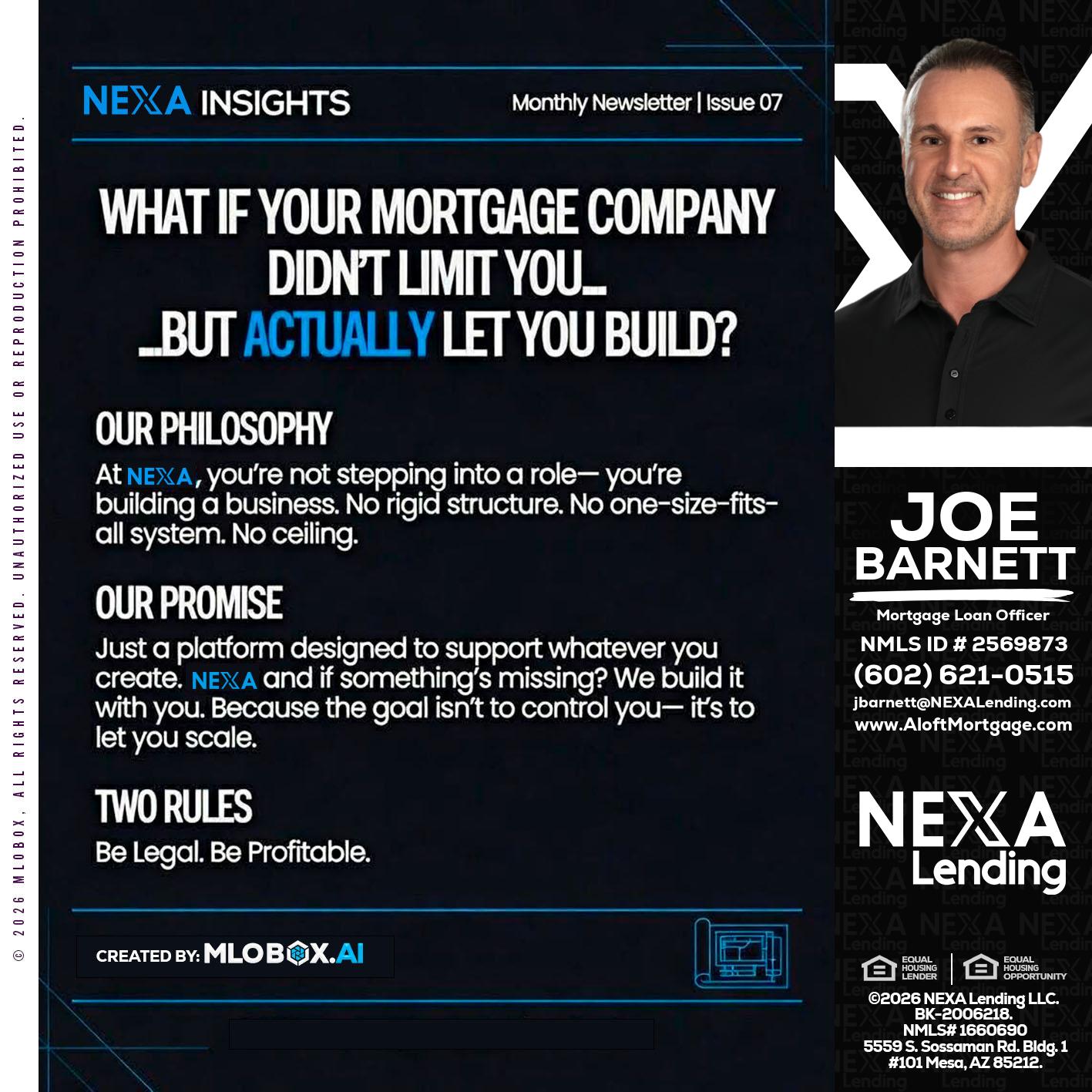NEXA INSIGHTS - Joe Barnett -Mortgage Loan Officer