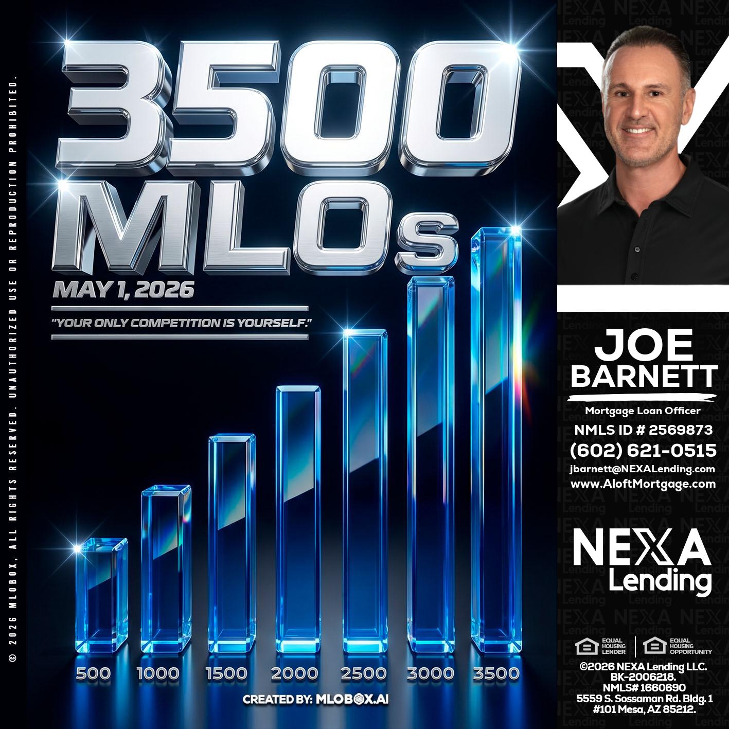 3500 MLOs - Joe Barnett -Mortgage Loan Officer