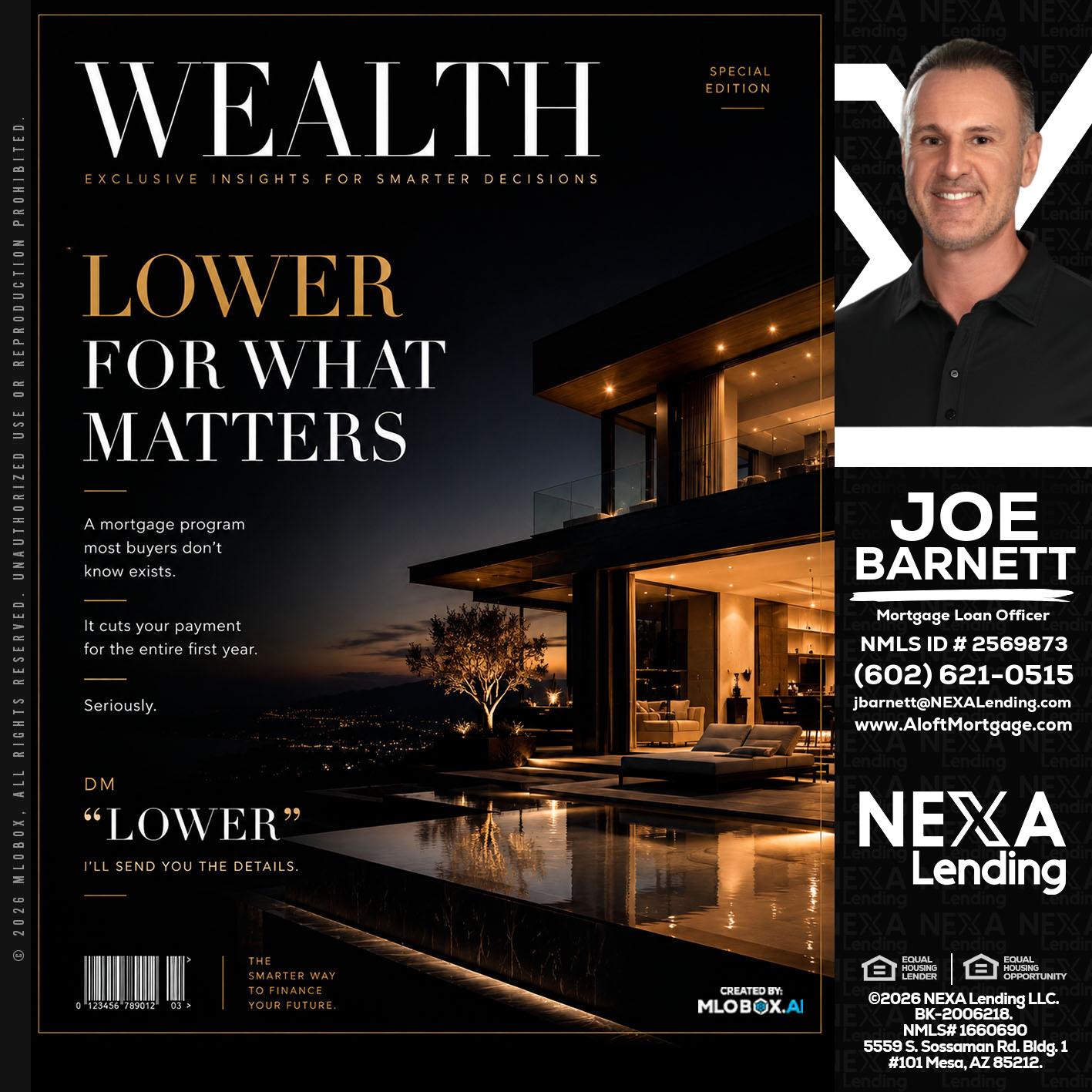WEALTH - Joe Barnett -Mortgage Loan Officer