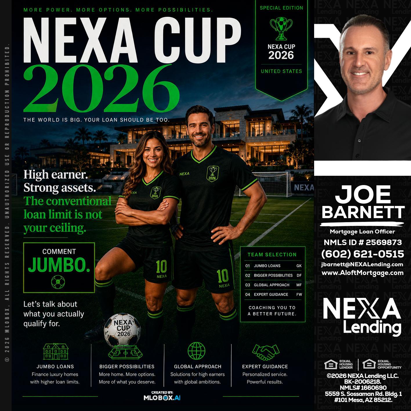 NEXA CUP 2026 - Joe Barnett -Mortgage Loan Officer