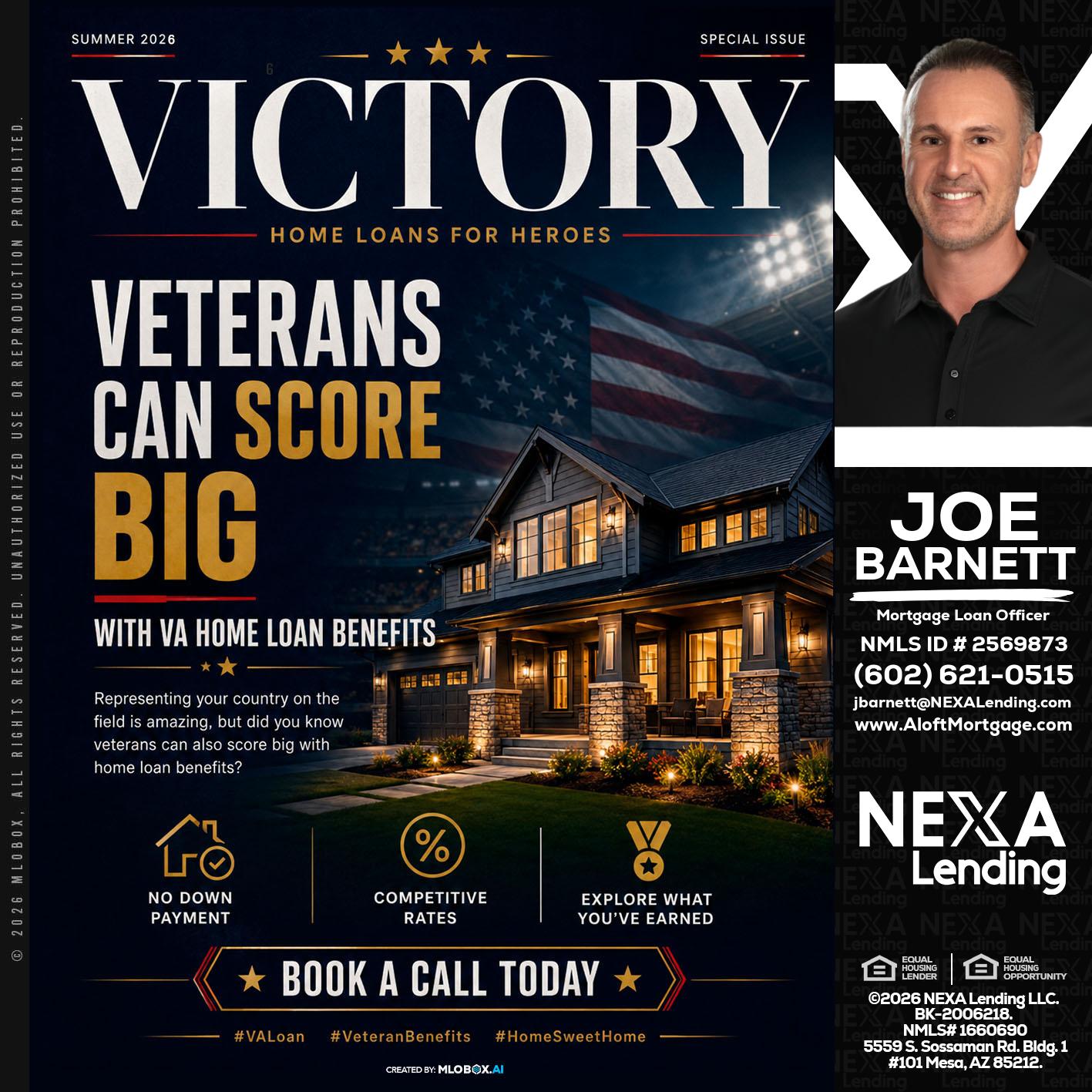VICTORY - Joe Barnett -Mortgage Loan Officer