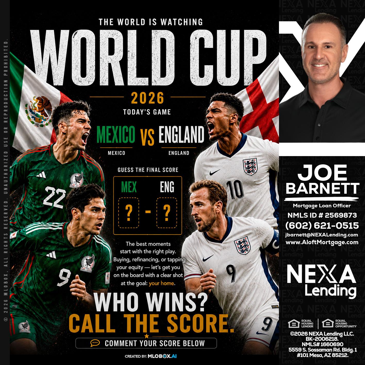 WHO'S WIN - Joe Barnett -Mortgage Loan Officer