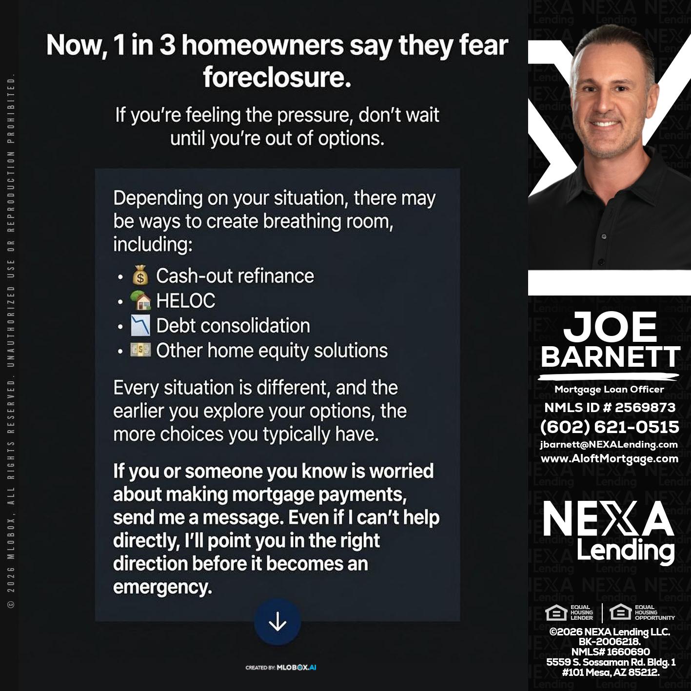 NOW - Joe Barnett -Mortgage Loan Officer