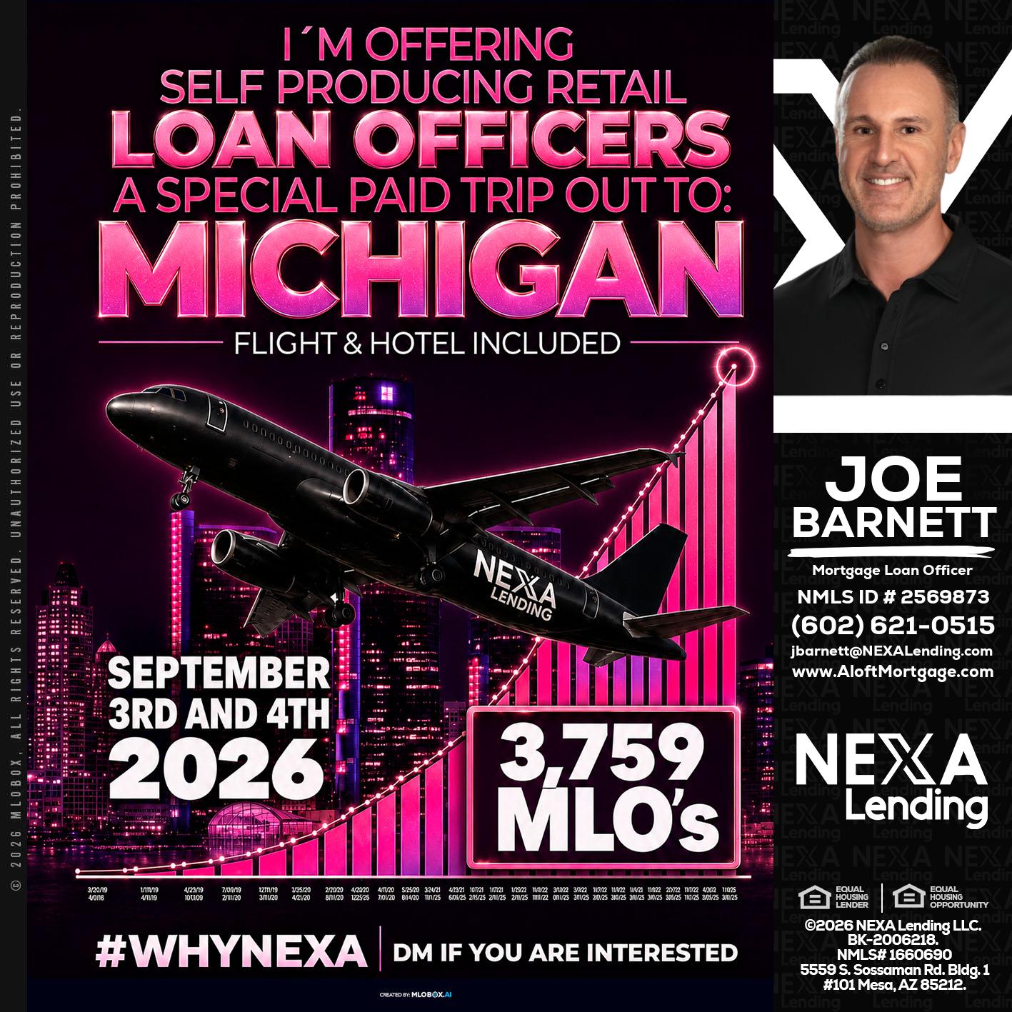 MICHIGAN TRIP - Joe Barnett -Mortgage Loan Officer